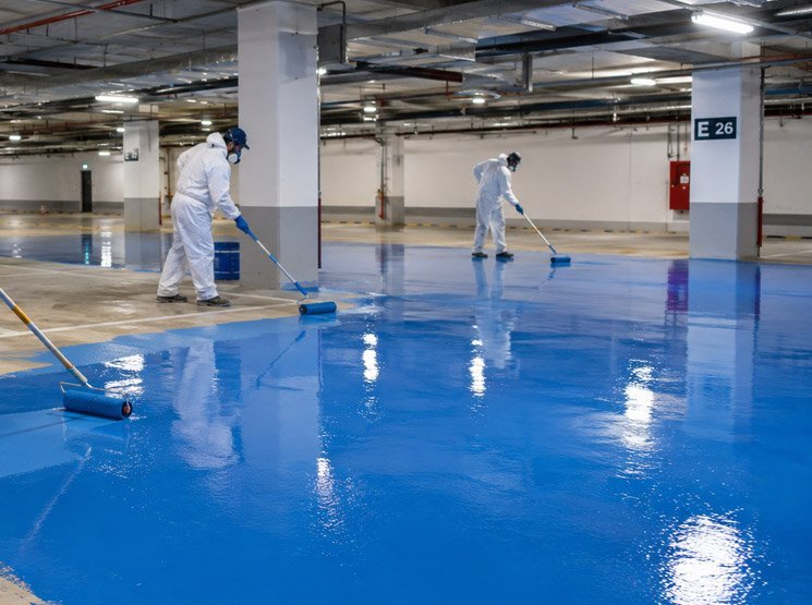 Impermeabilización de parkings y garajes interiores en Armilla y resto de Granada Poliurea o poliuretano para impermeabilización en Armilla y resto de Granada