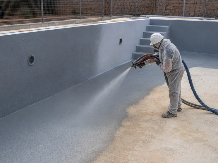 Poliurea para terrazas, azoteas y cubiertas en Pamplona/Iruña Poliurea para obra nueva y rehabilitación en Pamplona/Iruña